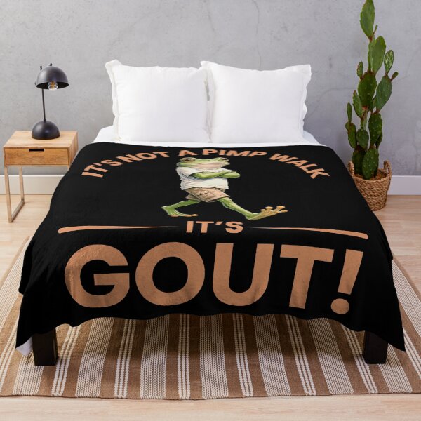 Item preview, It’s Not A Pimp Walk It’s Gout Funny Medical Humor T-Shirt designed and sold by Teetreasure2.