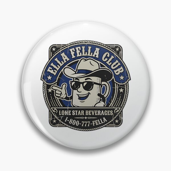 Item preview, Ellas Fellas Club Retro Western Cowboy designed and sold by SorrowLichteArt.