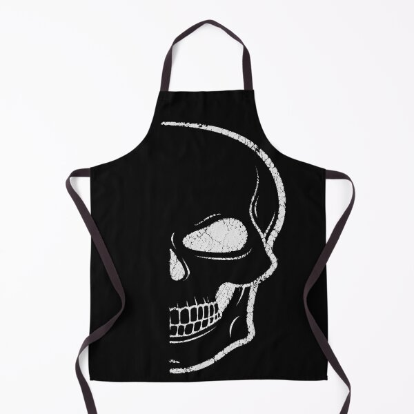 Item preview, Half Skull White Distressed Gothic Design designed and sold by NICHARTPRODUCTS.