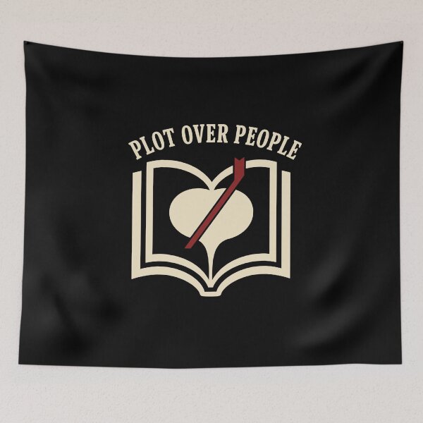 Item preview, Plot Over People Book Lover Reading Club Design designed and sold by Lyfeinsights.