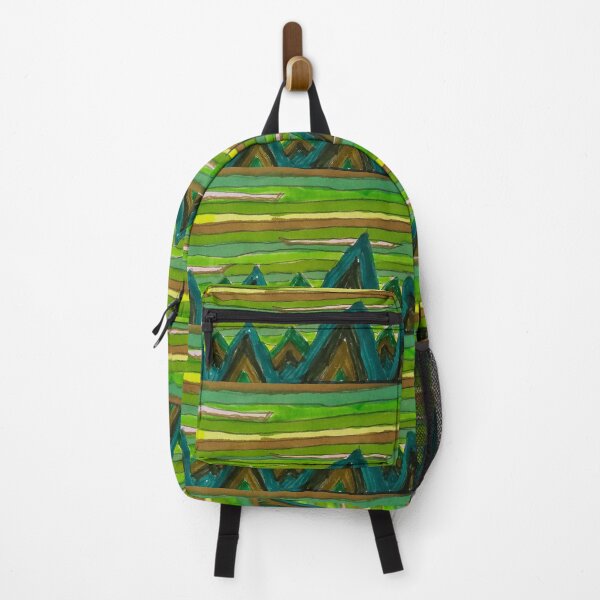 Item preview, Abstract mountain skyline scene Green designed and sold by DancingCreek.
