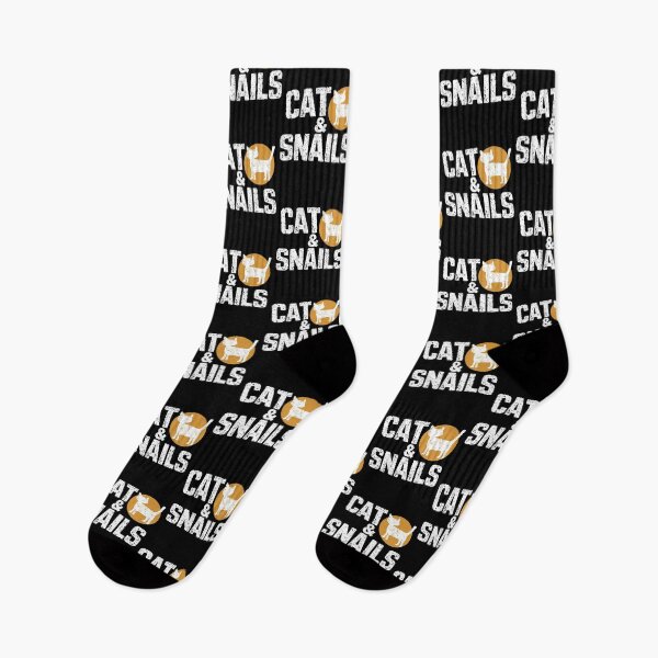 Item preview, Cats And Snails Typography designed and sold by SiarheiYur.