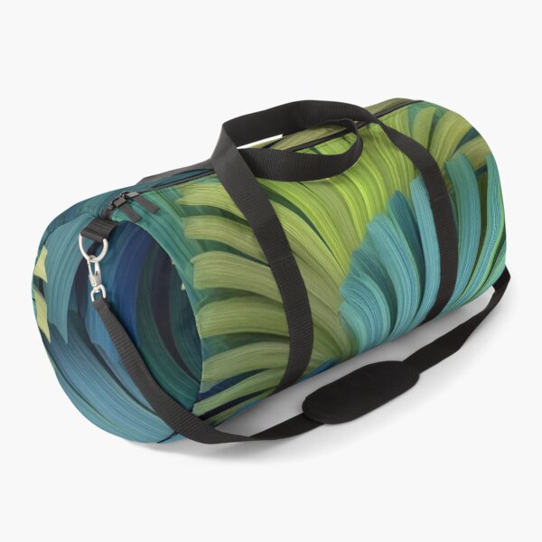 Item preview, Abstract palm fronds in blue and green designed and sold by dcrc.
