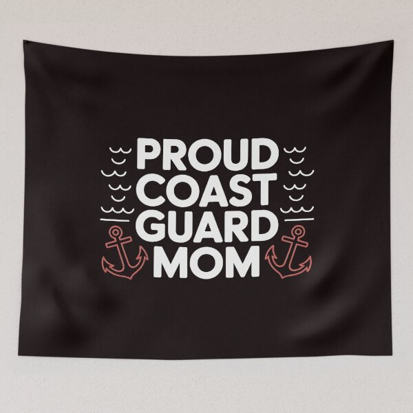 Item preview, Proud Coast Guard Mom – Military Family Support Coast Guard designed and sold by Redgiant87x.