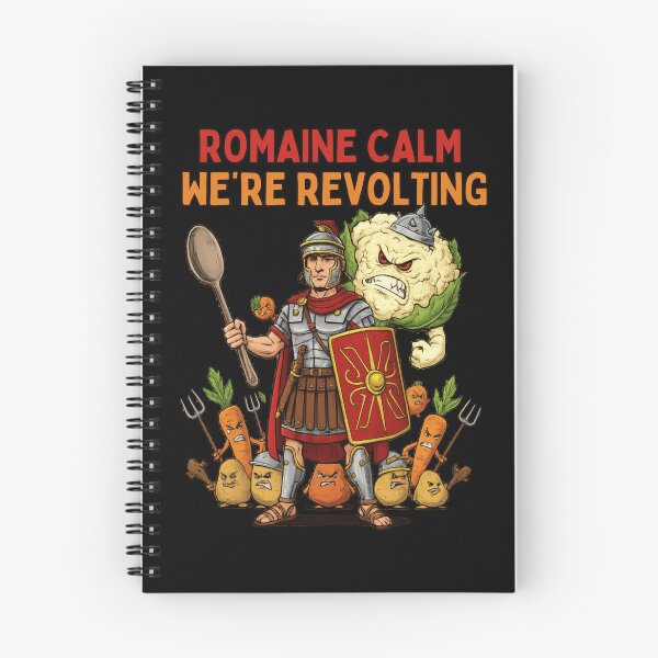 Item preview, ROMAINE CALM WE’RE REVOLTING Funny Vegetable Pun Shirt | Angry Veggie Roman Humor designed and sold by Cree8if.