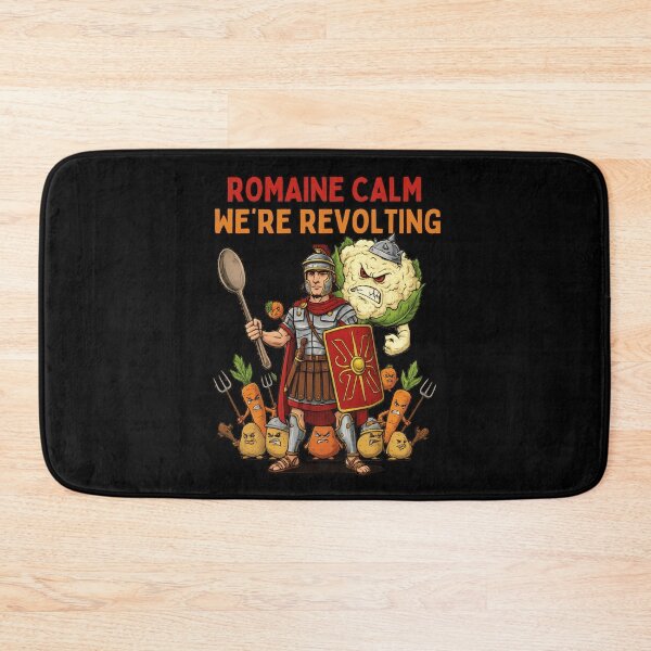 Item preview, ROMAINE CALM WE’RE REVOLTING Funny Vegetable Pun Shirt | Angry Veggie Roman Humor designed and sold by Cree8if.