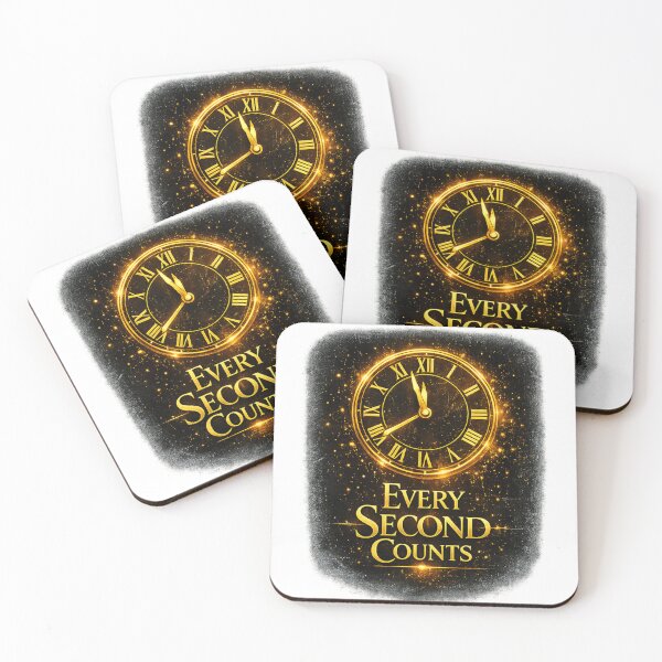 Item preview, Every Second Counts Typography Design | Motivational Quote Design designed and sold by Velora Printss.