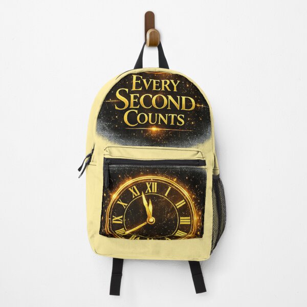 Item preview, Every Second Counts Typography Design | Motivational Quote Design designed and sold by Velora Printss.