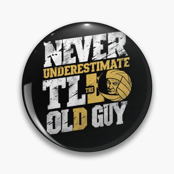 Item preview, Old Guy Tennis Warning designed and sold by SiarheiYur.
