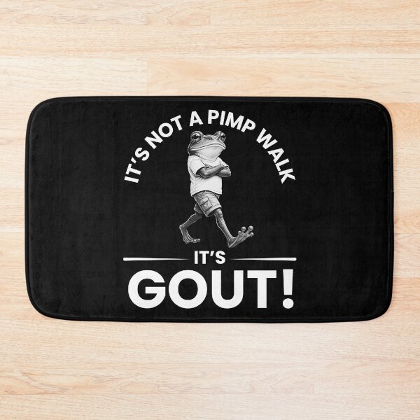 Item preview, It’s Not A Pimp Walk It’s Gout Funny Medical Humor T-Shirt designed and sold by Teetreasure2.