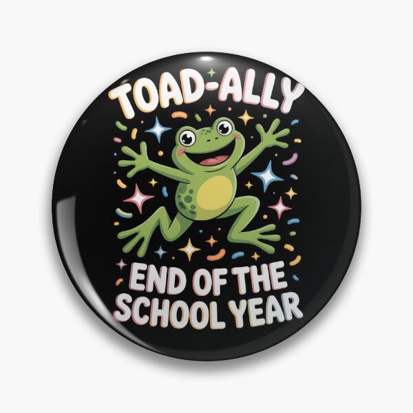 Item preview, Toad-ally End of School Year Happy Frog Student designed and sold by SuperAndSocial.