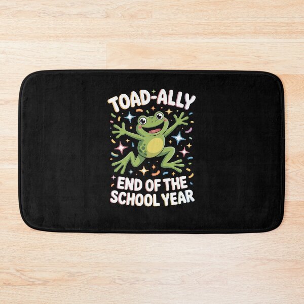 Item preview, Toad-ally End of School Year Happy Frog Student designed and sold by SuperAndSocial.