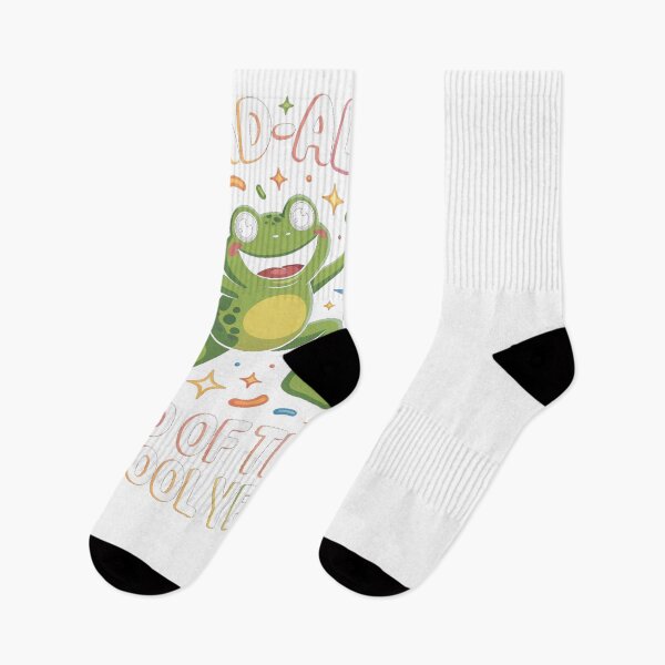 Item preview, Toad-ally End of School Year Happy Frog Student designed and sold by SuperAndSocial.