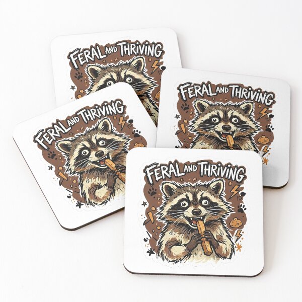 Item preview, Feral And Thriving Raccoon designed and sold by LYZ7VANI.