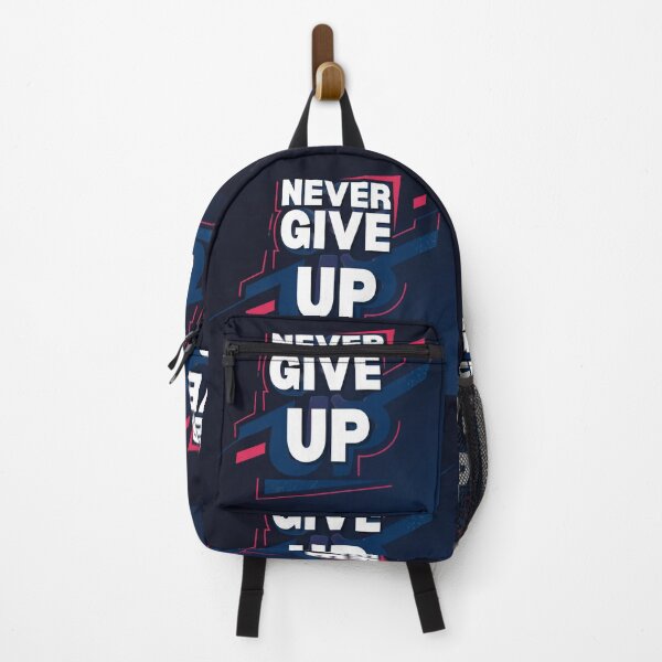 Item preview, Never Give Up Motivational Quote T-Shirt designed and sold by GiftLore Studio.
