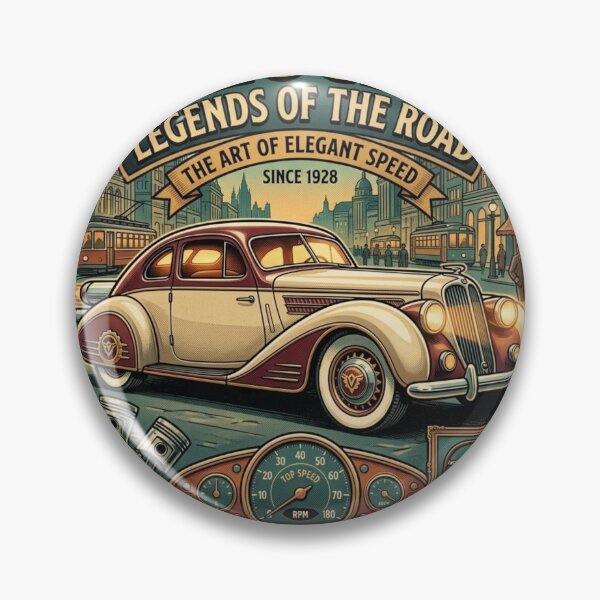 Item preview, Velocita Motors: 1928 Vintage Luxury Car Art designed and sold by theboyjake.