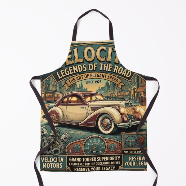 Item preview, Velocita Motors: 1928 Vintage Luxury Car Art designed and sold by theboyjake.