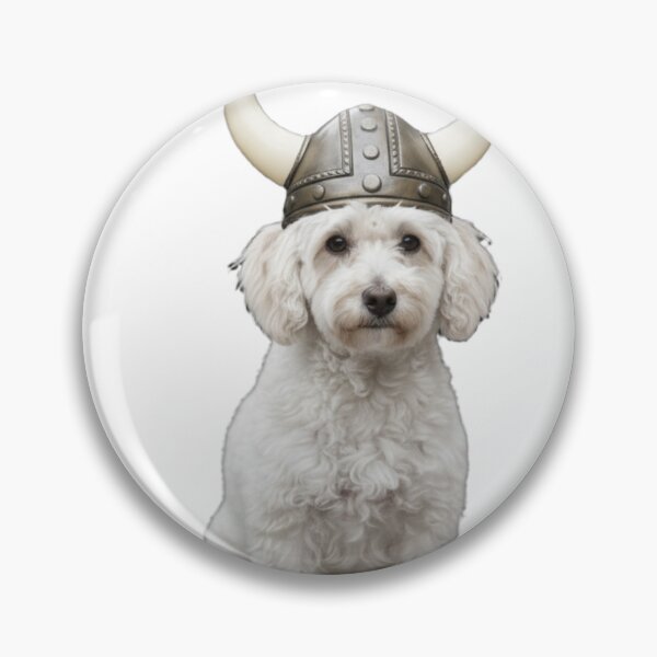 Item preview, Funny Viking Poodle Cute Dog Art designed and sold by UCBrandDecor.