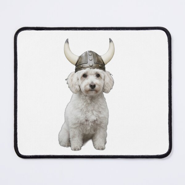 Item preview, Funny Viking Poodle Cute Dog Art designed and sold by UCBrandDecor.