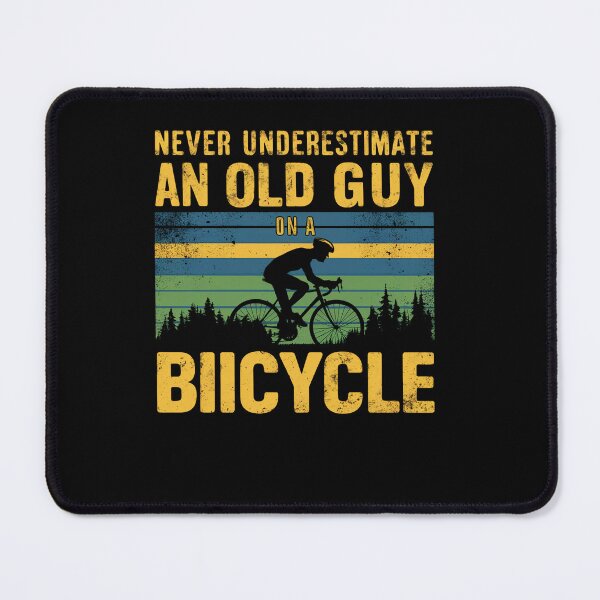 Item preview, Old Guy Bicycle Warning designed and sold by SiarheiYur.