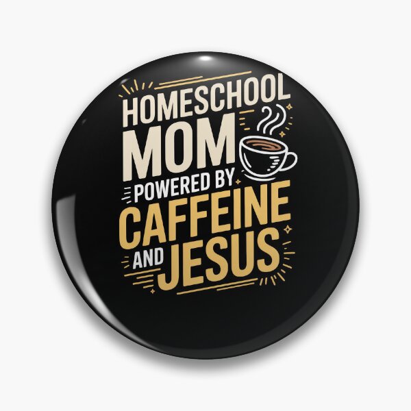 Item preview, Homeschool Mom Powered by Caffeine and Jesus designed and sold by SuperAndSocial.
