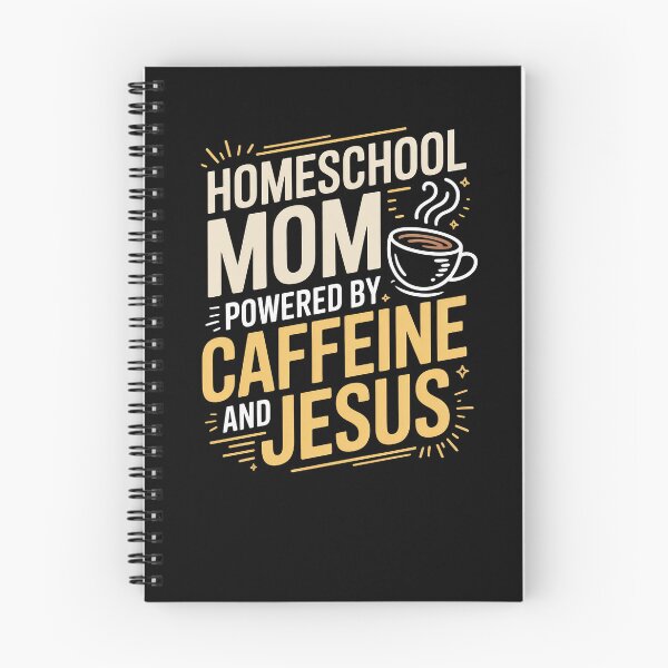 Item preview, Homeschool Mom Powered by Caffeine and Jesus designed and sold by SuperAndSocial.