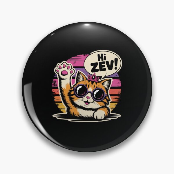 Item preview,  Hi Zev Funny Cat Princess Retro Sunset Sunglasses Crown designed and sold by ZACK ART.