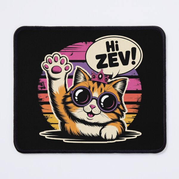 Item preview,  Hi Zev Funny Cat Princess Retro Sunset Sunglasses Crown designed and sold by ZACK ART.
