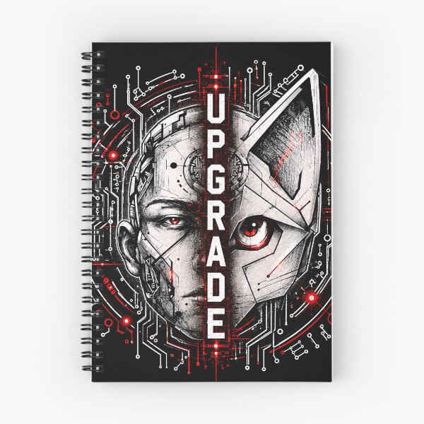 Item preview, Upgrade Cyberpunk Cyborg – Sci-Fi Robot T-Shirt Design designed and sold by thirtyonestars.