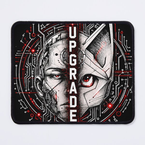Item preview, Upgrade Cyberpunk Cyborg – Sci-Fi Robot T-Shirt Design designed and sold by thirtyonestars.