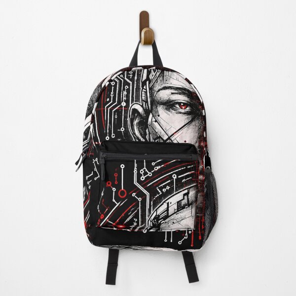 Item preview, Upgrade Cyberpunk Cyborg – Sci-Fi Robot T-Shirt Design designed and sold by thirtyonestars.