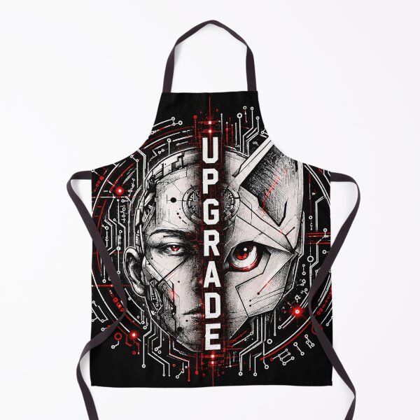 Item preview, Upgrade Cyberpunk Cyborg – Sci-Fi Robot T-Shirt Design designed and sold by thirtyonestars.