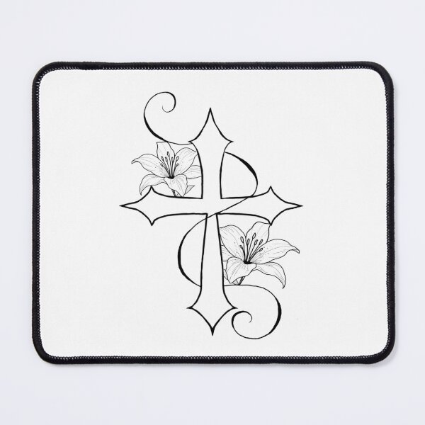Item preview, Copy of Cross with lilies designed and sold by PeterskyDesign.