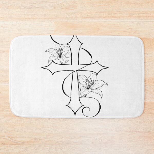 Item preview, Copy of Cross with lilies designed and sold by PeterskyDesign.