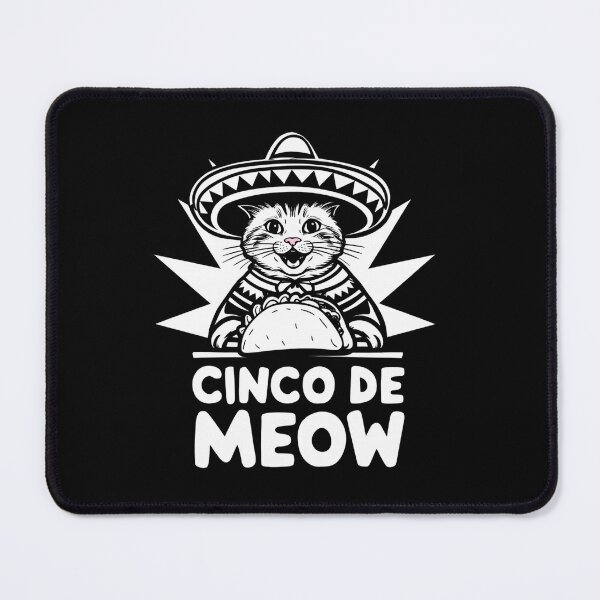 Item preview, Cinco De Meow Sombrero Cat designed and sold by SiarheiYur.