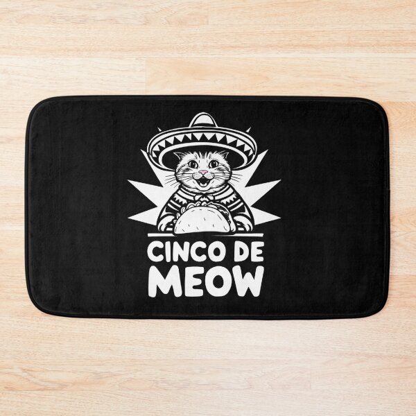 Item preview, Cinco De Meow Sombrero Cat designed and sold by SiarheiYur.