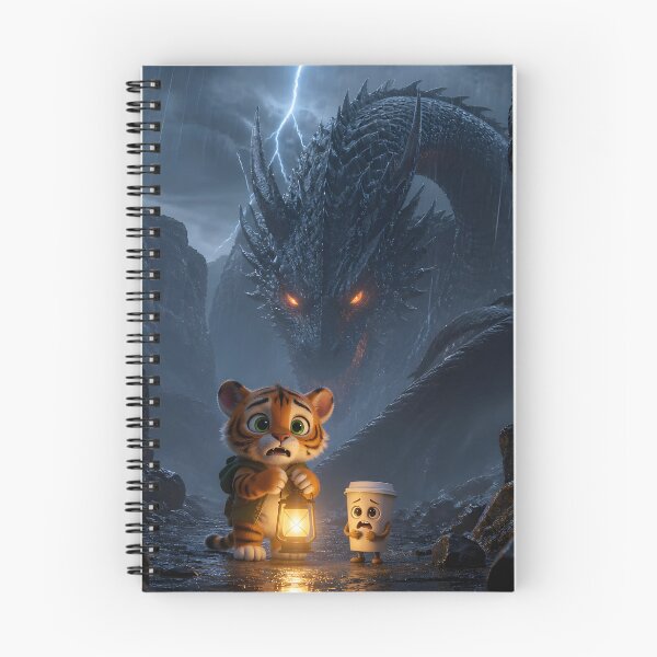 Item preview, Tiger and Cup Facing Dragon designed and sold by sigmaartstudio.