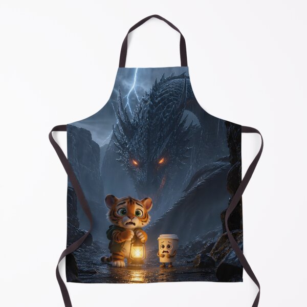 Item preview, Tiger and Cup Facing Dragon designed and sold by sigmaartstudio.