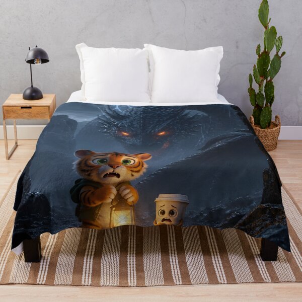 Item preview, Tiger and Cup Facing Dragon designed and sold by sigmaartstudio.
