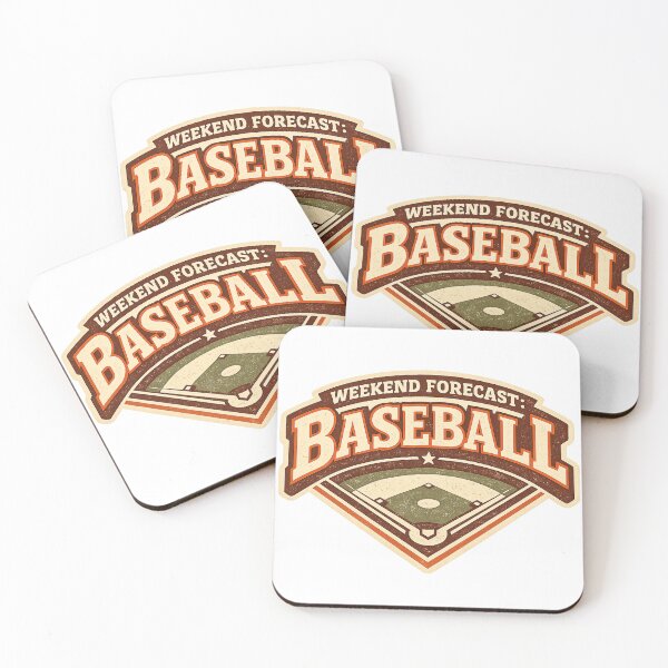 Item preview, Weekend Forecast Baseball Retro Sports Design designed and sold by EastEndTownie.
