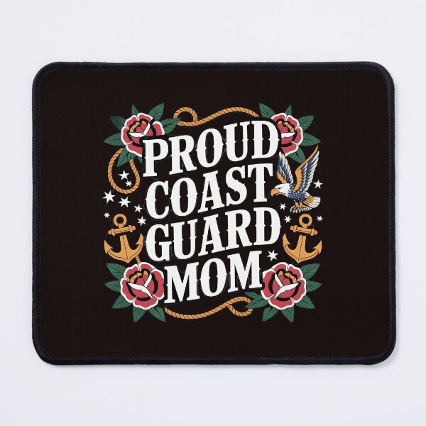 Item preview, Proud Coast Guard Mom – Patriotic Military Parent Coast Guard designed and sold by Redgiant87x.