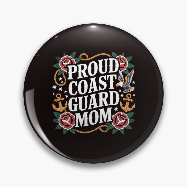 Item preview, Proud Coast Guard Mom – Patriotic Military Parent Coast Guard designed and sold by Redgiant87x.