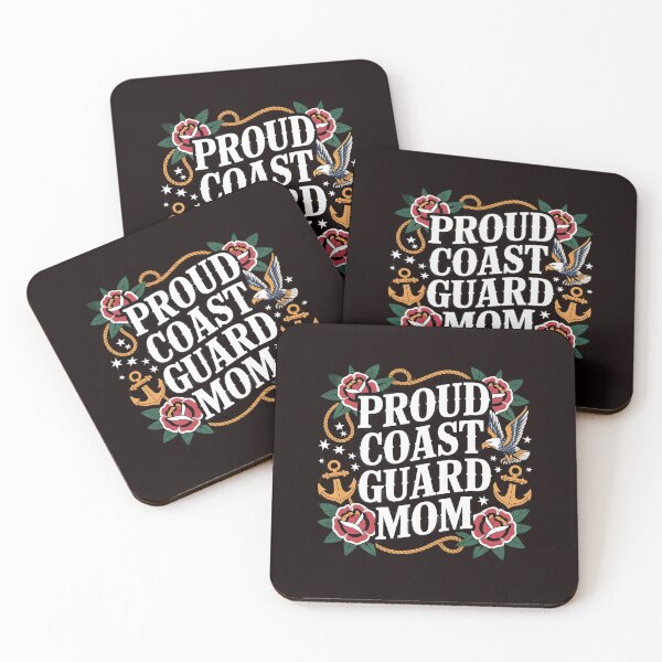 Item preview, Proud Coast Guard Mom – Patriotic Military Parent Coast Guard designed and sold by Redgiant87x.