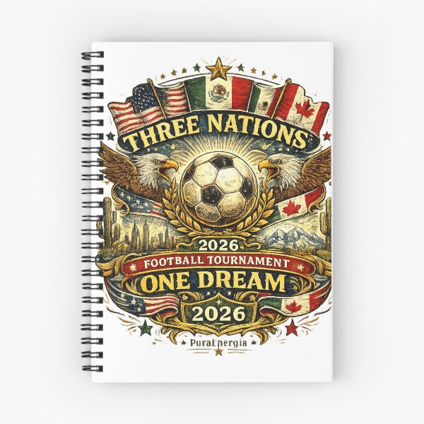 Item preview, Three Nations One Dream 2026 Football T-Shirt designed and sold by Puraenergia Stickers.