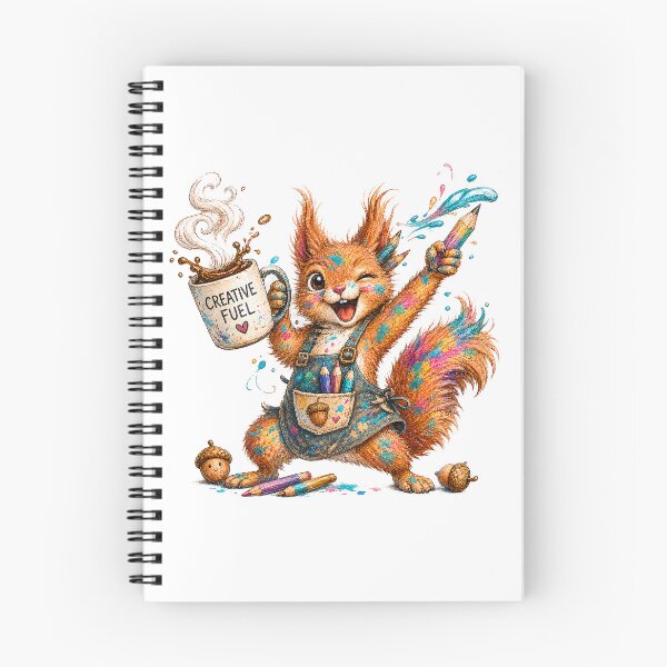 Item preview, Creative Squirrel Fueled by Creative Chaos designed and sold by SecretSquirrellDesigns.