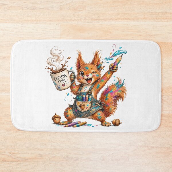 Item preview, Creative Squirrel Fueled by Creative Chaos designed and sold by SecretSquirrellDesigns.