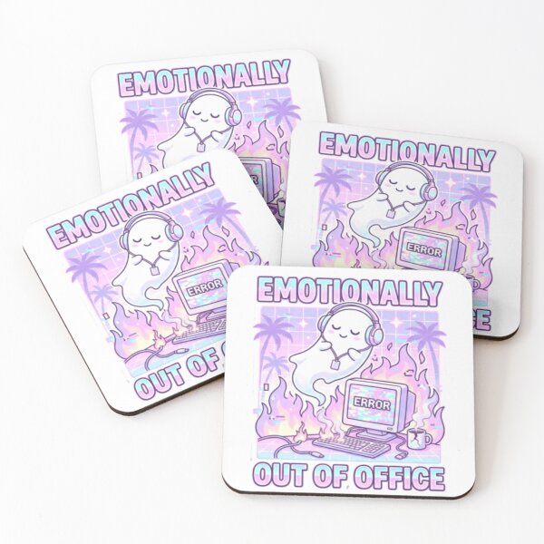 Item preview, Emotionally Out Of Office Ghost – Funny Burnout Humor Design designed and sold by Dada-arts.