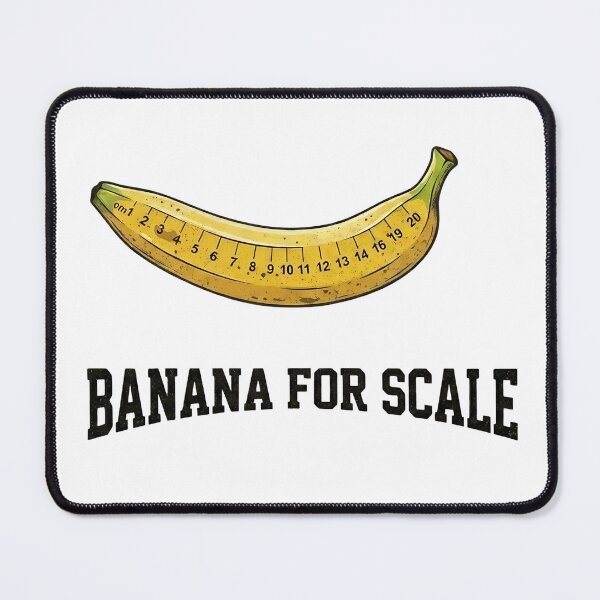 Item preview, Banana For Scale Funny Internet Meme Banana Ruler Retro Design designed and sold by MiowandMolly.