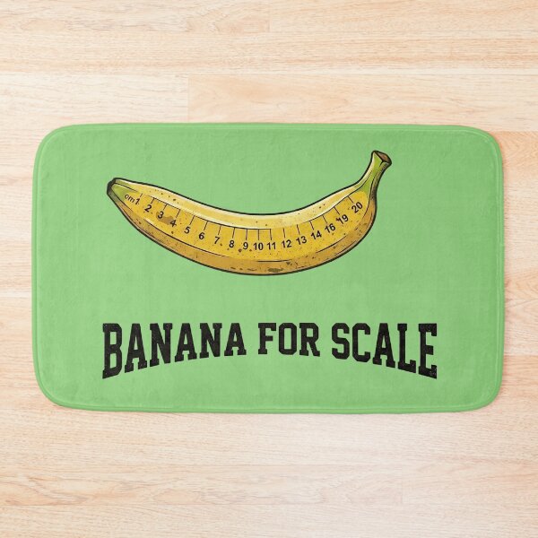 Item preview, Banana For Scale Funny Internet Meme Banana Ruler Retro Design designed and sold by MiowandMolly.