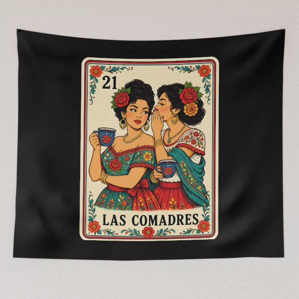 Item preview, Cafecito Y Chisme Las Comadres Chismosa Mexican Cafe Coffee Latina Mujer designed and sold by DesignsByAnett.